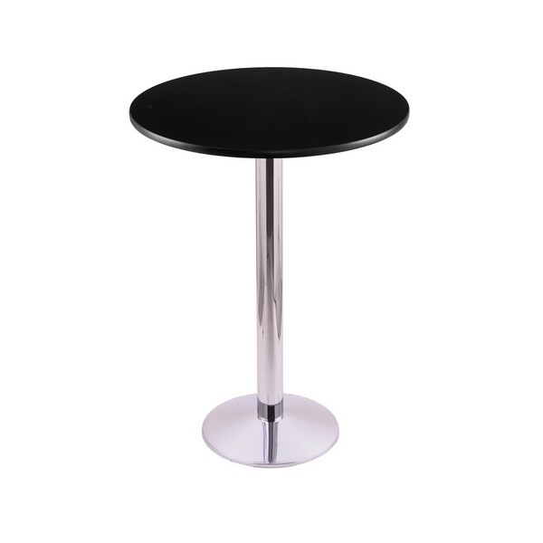 42" 214 Chrome Table, 30" dia. Top